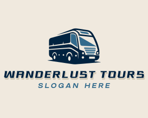 City Bus Tour Vehicle logo design