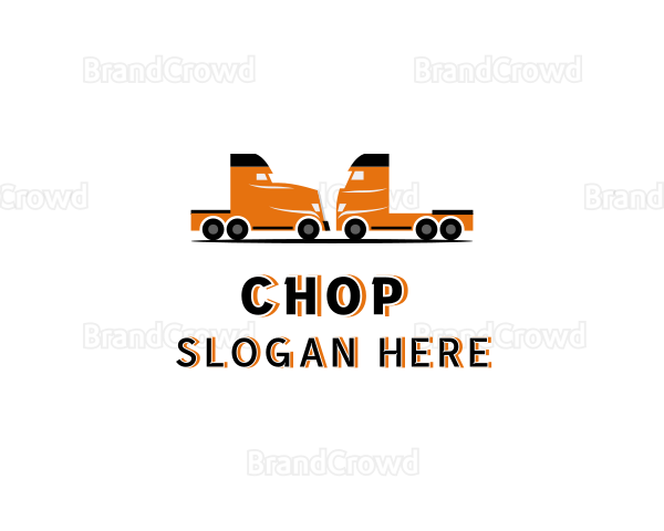 Freight Trucking Vehicle Logo