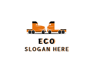 Freight Trucking Vehicle Logo