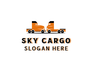 Freight Trucking Vehicle logo design