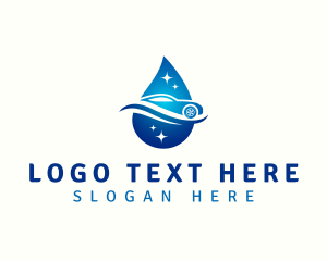 Clean - Car WashDroplet logo design