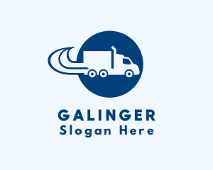 Mover - Trailer Truck Mover logo design