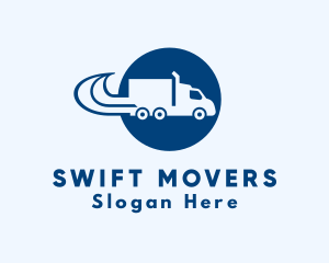 Mover - Trailer Truck Mover logo design