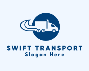 Transporation - Trailer Truck Mover logo design