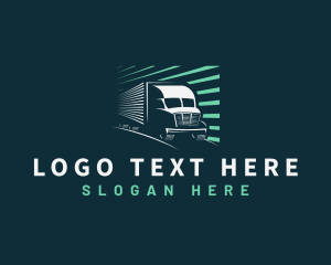 Truck-driver - Delivery Truck Cargo logo design