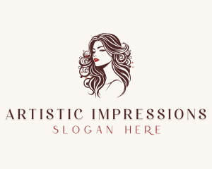 Woman Beauty Salon logo design