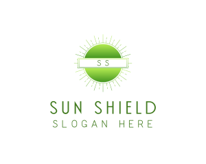 Minimalist Simple Sun logo design