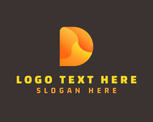Firm - Modern Company Letter D logo design