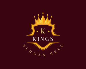 Luxury Crown Shield logo design