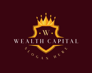 Luxury Crown Shield logo design