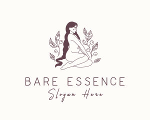 Nude Natural Woman logo design