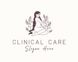 Nude Natural Woman logo design