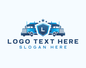 Logistics - Transport Delivery Truck logo design