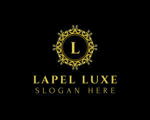 Luxe Crest Ornament logo design