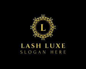 Luxe Crest Ornament logo design