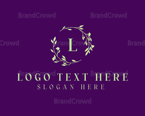 Luxury Wreath Boutique Logo