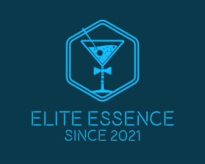 Suit - Blue  Gentleman Cocktail logo design