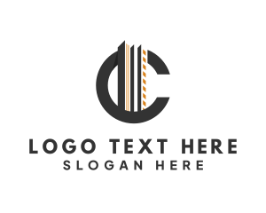 Contractor - Condominium Building Letter C logo design