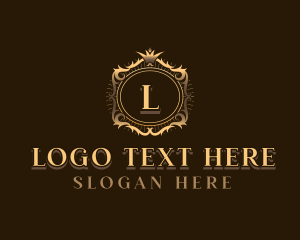 Luxury - Deluxe Ornamental Crest logo design