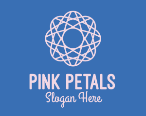 Pink Floral Decoration logo design