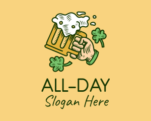 St. Patrick's Day Irish Beer  logo design