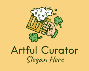 St. Patrick's Day Irish Beer  logo design