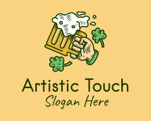 St. Patrick's Day Irish Beer  logo design