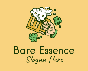 St. Patrick's Day Irish Beer  logo design