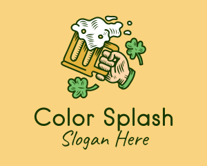 St. Patrick's Day Irish Beer  logo design