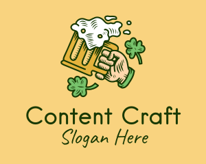 St. Patrick's Day Irish Beer  logo design