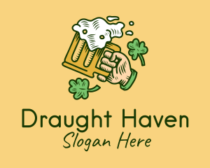 St. Patrick's Day Irish Beer  logo design