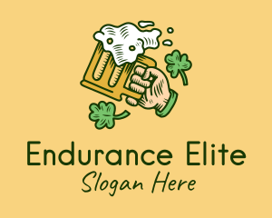 St. Patrick's Day Irish Beer  logo design