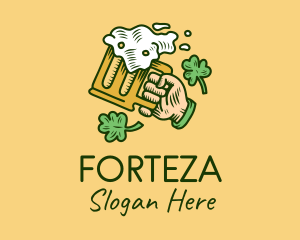 St. Patrick's Day Irish Beer  logo design