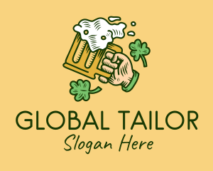 St. Patrick's Day Irish Beer  logo design