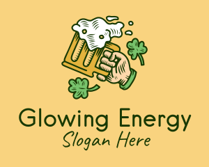 St. Patrick's Day Irish Beer  logo design