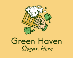 St. Patrick's Day Irish Beer  logo design