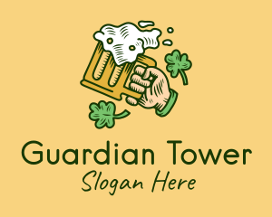 St. Patrick's Day Irish Beer  logo design