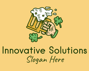 St. Patrick's Day Irish Beer  logo design