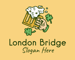 St. Patrick's Day Irish Beer  logo design