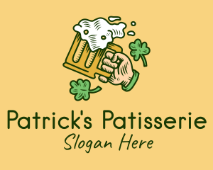 St. Patrick's Day Irish Beer  logo design