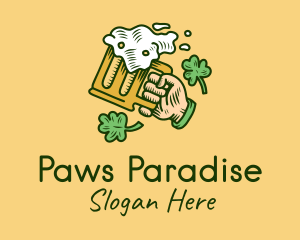 St. Patrick's Day Irish Beer  logo design