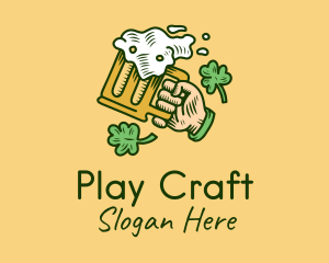 St. Patrick's Day Irish Beer  logo design