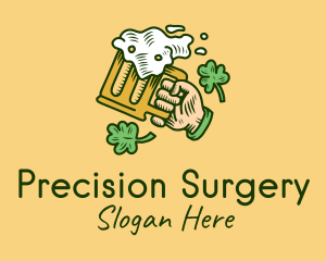 St. Patrick's Day Irish Beer  logo design