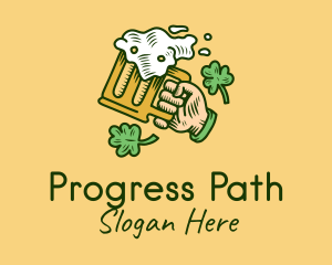 St. Patrick's Day Irish Beer  logo design