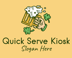 St. Patrick's Day Irish Beer  logo design