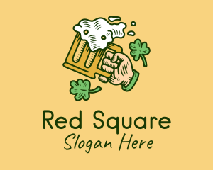 St. Patrick's Day Irish Beer  logo design