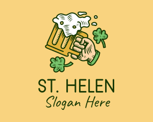 St. Patrick's Day Irish Beer  logo design