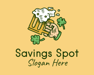 St. Patrick's Day Irish Beer  logo design