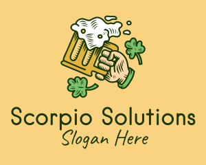 St. Patrick's Day Irish Beer  logo design