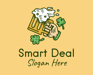 St. Patrick's Day Irish Beer  logo design